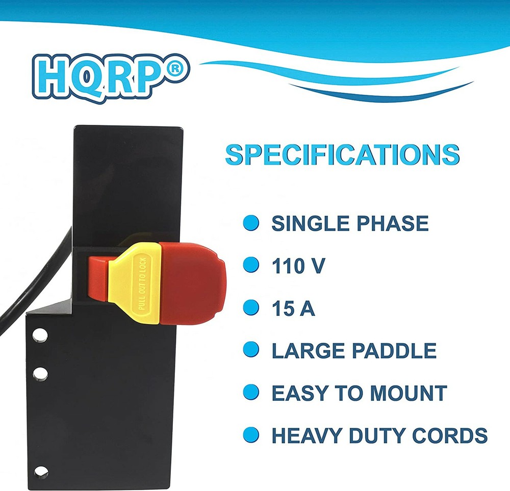 Multi-Purpose Router Table Power Switch Dust Control Power Tool Switch 15A 125V