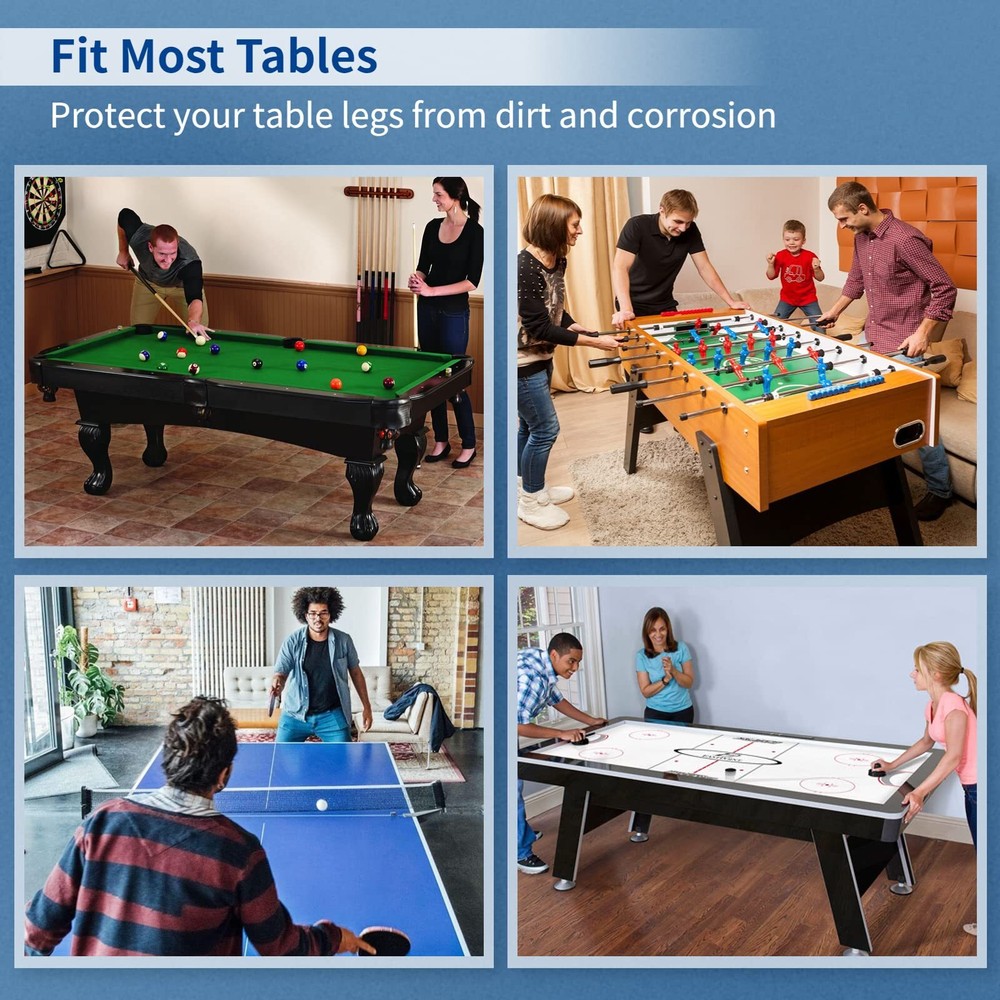 4 Pack Billiard Pool Table Leg Levelers Adjustable Height Pool Table Feet