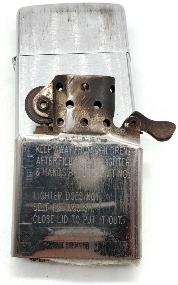 2006 Zippo Lighter Brushed Chrome Windproof