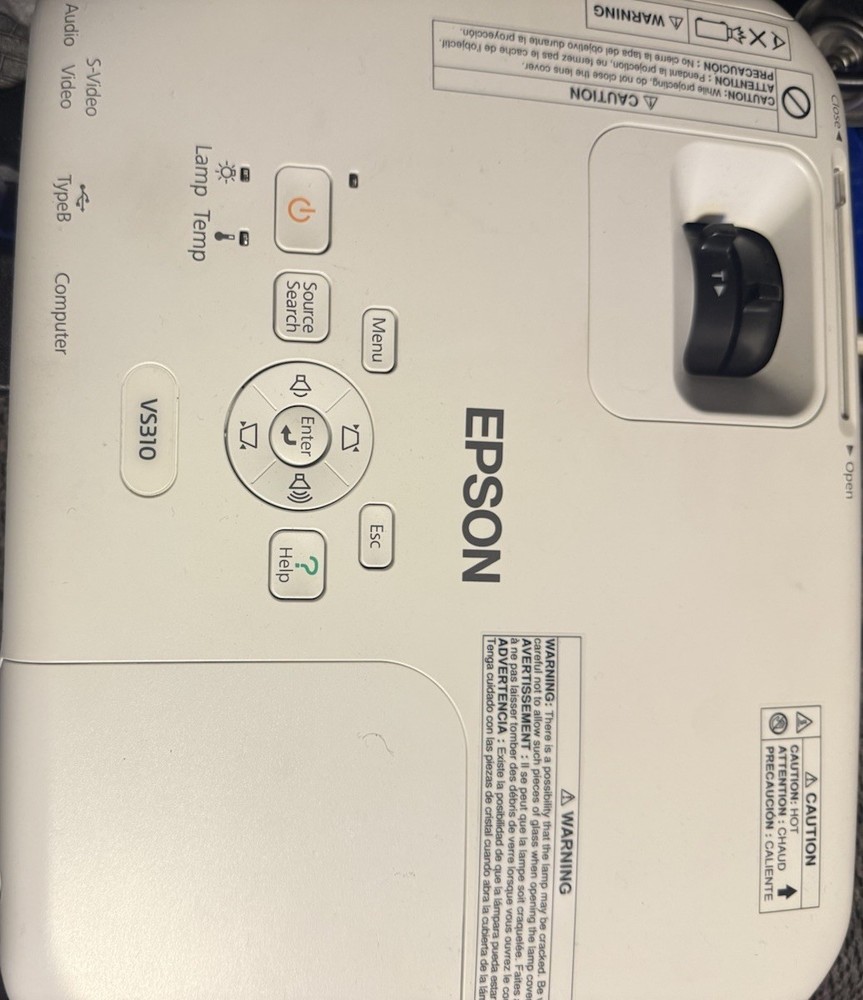Epson VS310 Model: H432A LCD Projector No remote