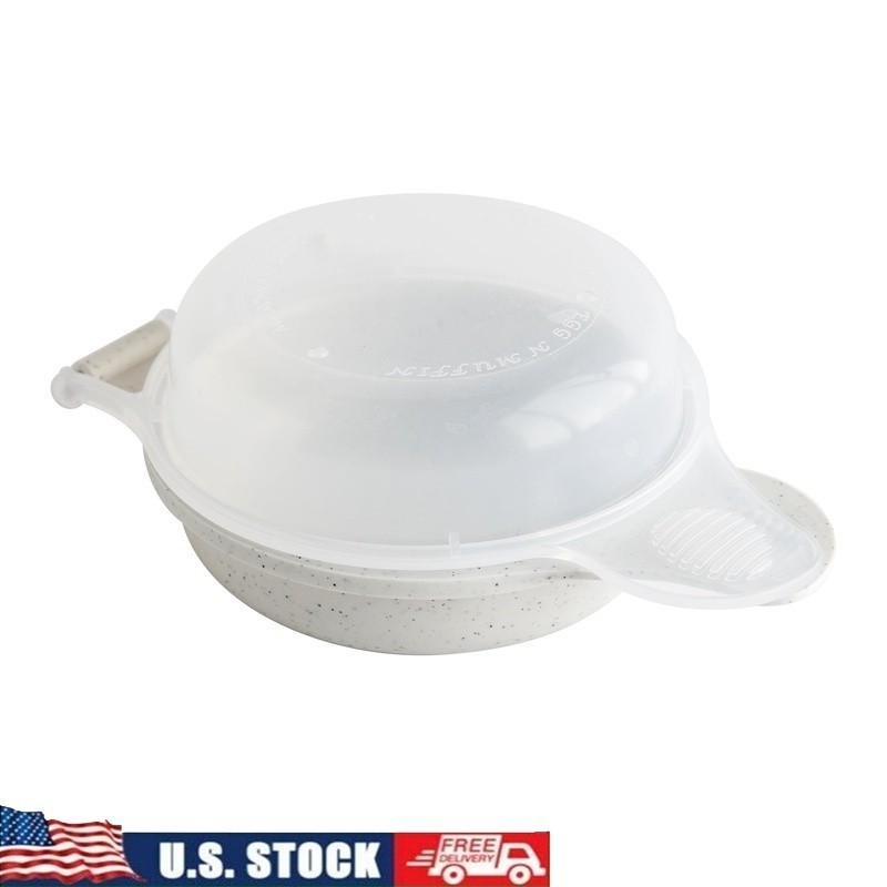 Egg Sandwich Maker Microwave Non-Stick Round Egg Cooker Breakfast Tool Easy Use