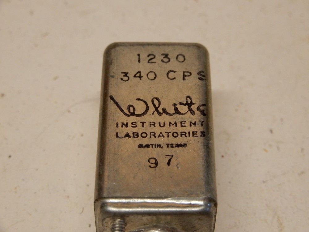 White instruments Laboratories Filter 1230 340 CPS Used