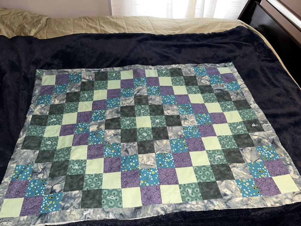 Handmade Quilt 29" x 39"