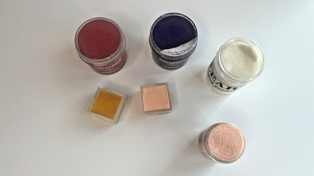 Embossing Powder - 6 Misc. Colors / Brands
