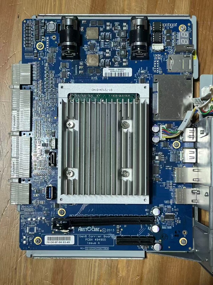 Aristocrat Gen8 Carrier Board PCBA 494900Gaming Computer Part ,Untested!!