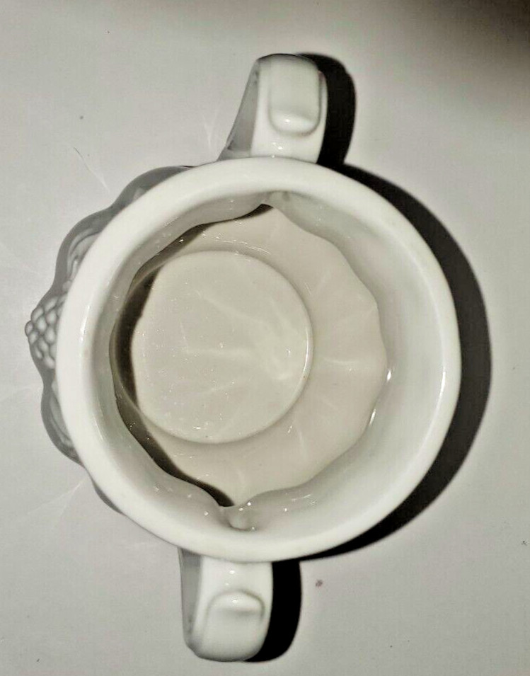Pre Owned RedCliff Iron Stone Cream & Sugar Set "grape"