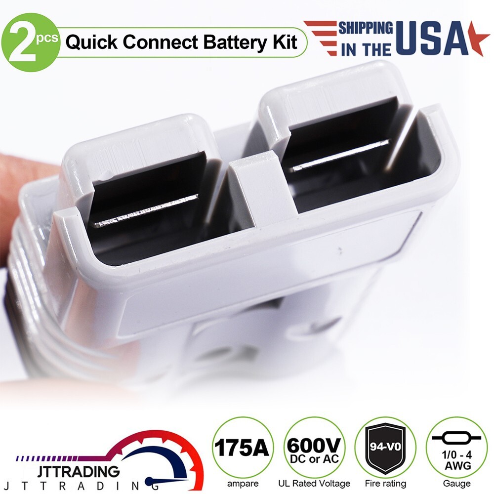 175Amp Battery Quick Connect/Disconnect Connector 12V Wire Harness Plug Connect
