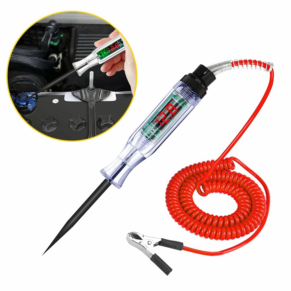 Car Auto 6-24V Power Probe Circuit Electrical Digital Tester Test Device System