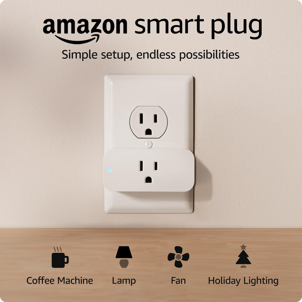 Amazon Smart Plug White | Works with Alexa | Fast Shipping
