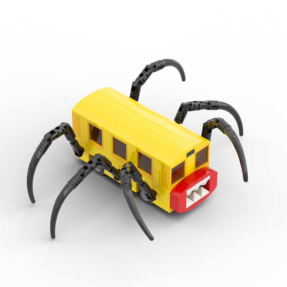 165 PCS Choo Choo Charles MOC - BUS EATER Spider Bus Devil Creative Toys