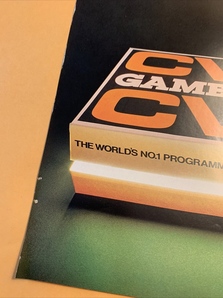 11-8 1/4'' 2 sides CVS game pack arcade game FLYER AD
