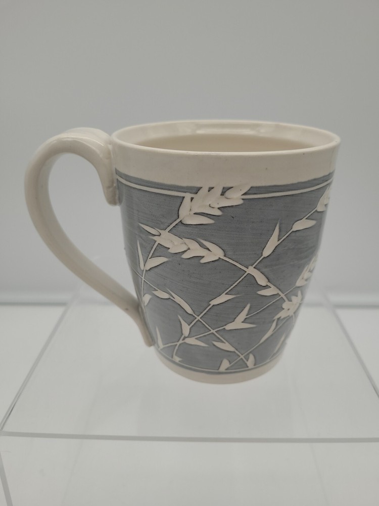 Mandy Henebry Pottery Bowl & Mug Signed Wheaton Grey