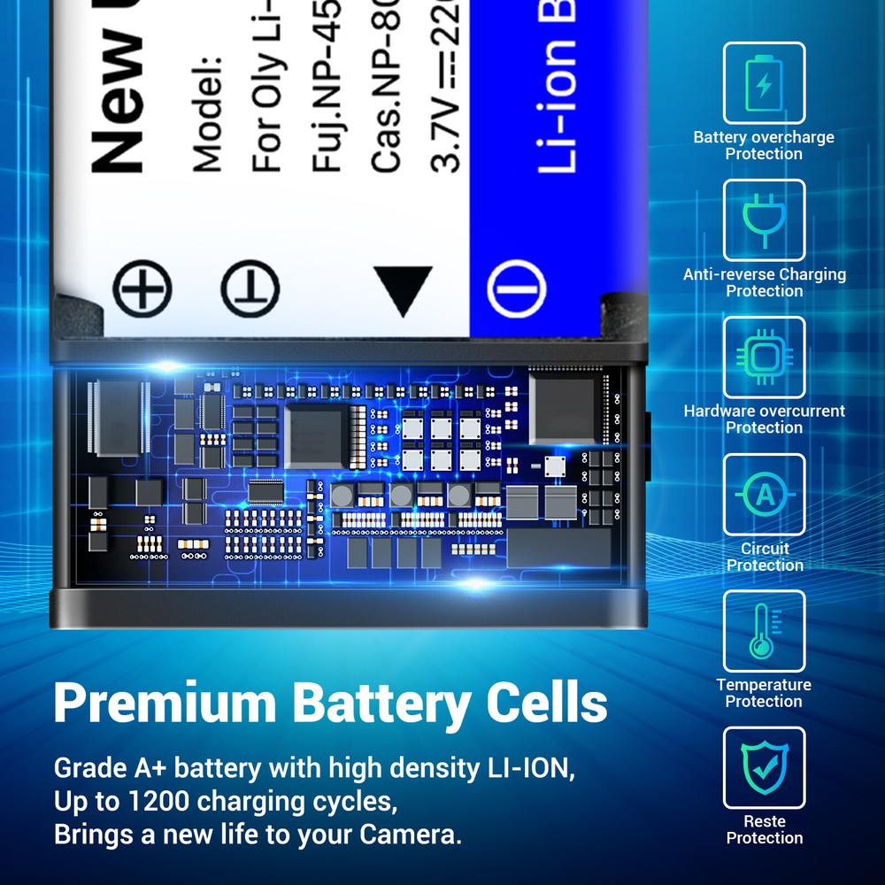 2PCS Replacement Battery NP-45 for Steelseries Nova Pro Wireless Gaming Headset