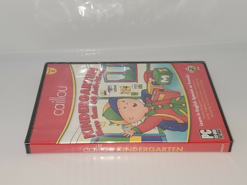 Cosmi Caillou Kindergarten - PC, CD-ROM.NEW SEALED