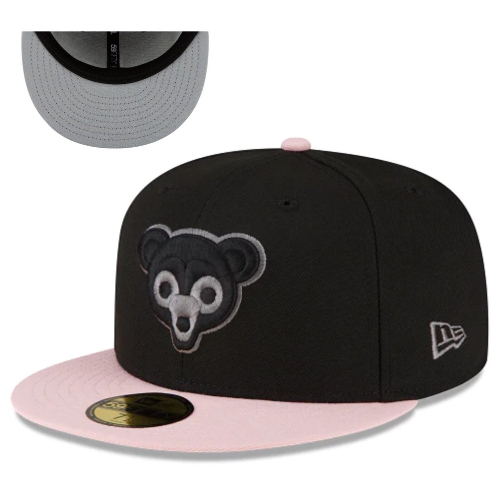 New Era MLB Chicago Cubs Blush 59FIFTY Fitted Hat Cap Multiple Sizes