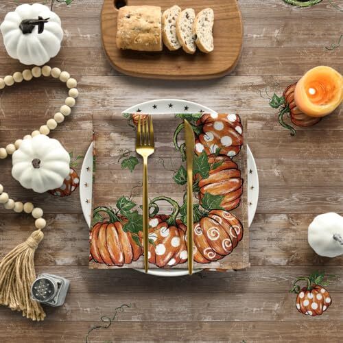 Fall Tablecloth 60×84 Inch Rectangular, Thanksgiving 60×84",Rectangle Brown