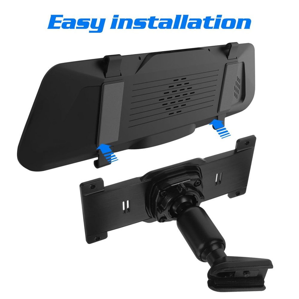 Dash Cam Mirror Mount Universal Rear View Mirror Back Plate Panel Bracket Rea...