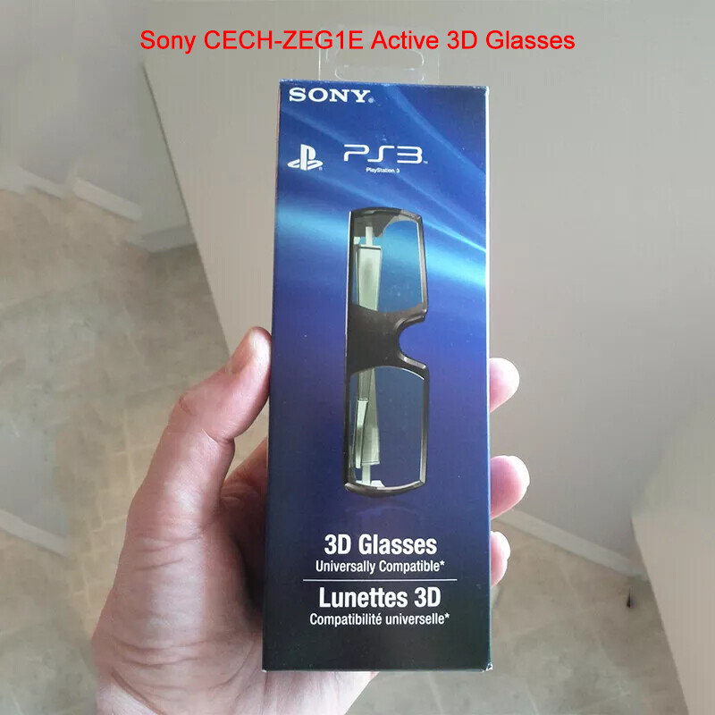 Sony CECH-ZEG1E Active Rechargeable 3D Glasses for PS3 Playstation 3 3D TV