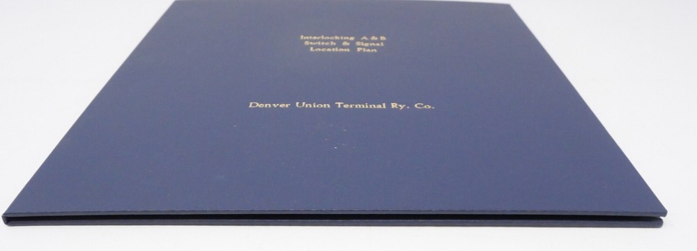 Interlocking A & B Switch & Signal Location Plan, Denver Union Terminal Railway