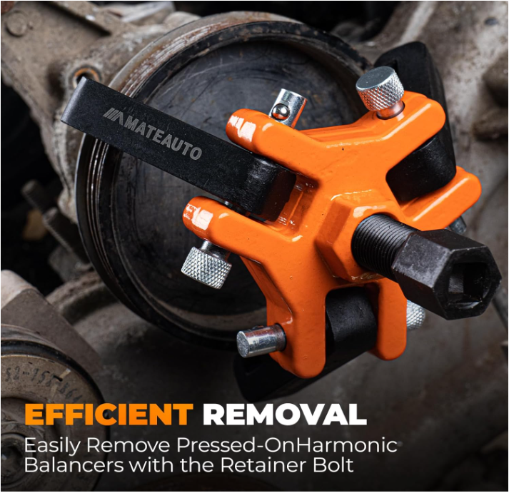 Harmonic Balancer Puller Crank Pulley Removal Kit Engine Motor Rod Auto LS GM US