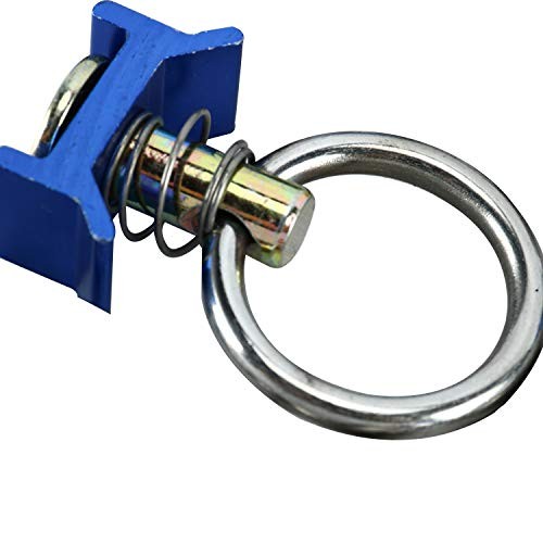 Single Stud L-Track Fitting with Round Ring 10 Pack