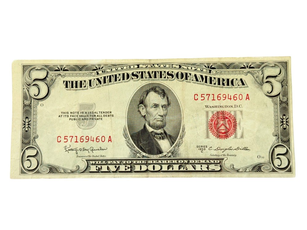 1953-C $5 Legal Tender Note (VF)