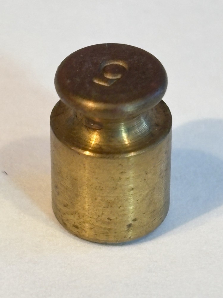 5g Replacement Brass Scale Weight Vintage #1