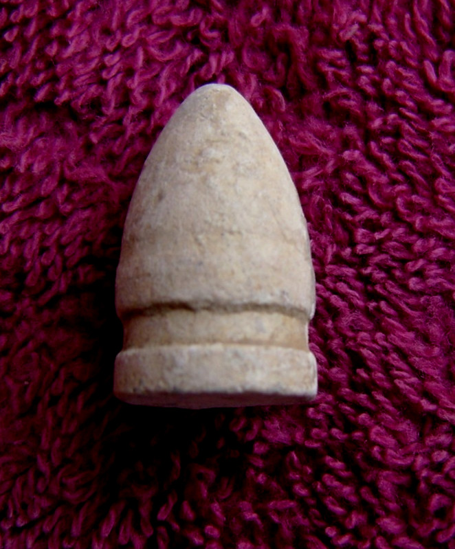 EXCAVATED .54 CALIBER US SMITH CAVALRY CARBINE BULLET (SHILOH)