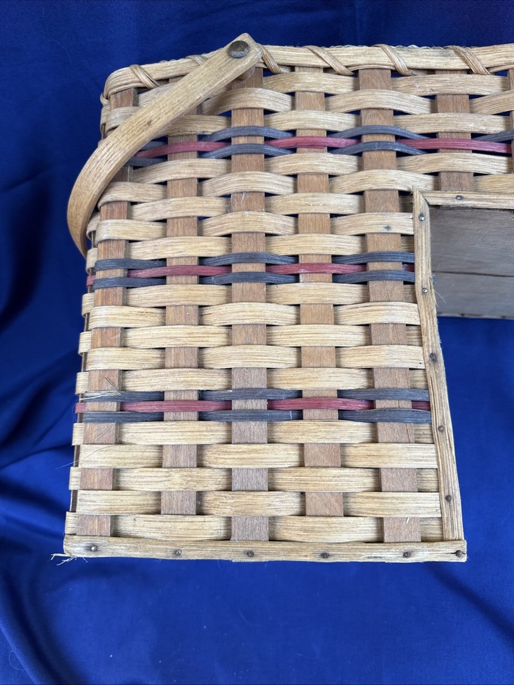 Handmade Woven Step Basket -N&S Baskets | Rustic Craft Decor