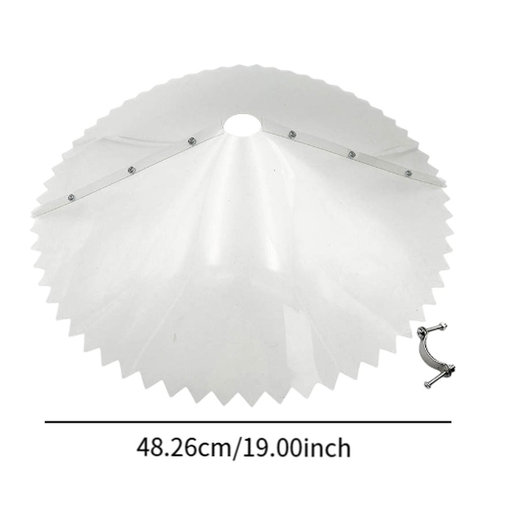 Squirrel Baffle Bird Feeder Pole Mount Anti Squirrel for Yard