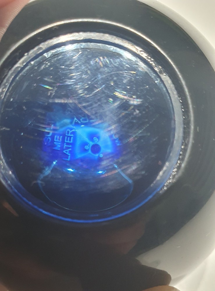 The Magic 8-ball. Used