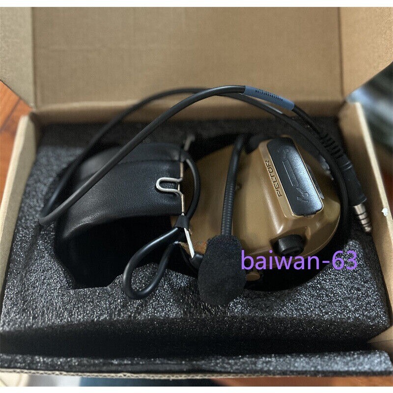 US PELTOR Comtac III C3 Tactical Headset Helmet Ver. Noise Reduction Headphone