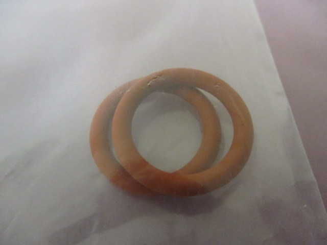2 Silicon O-Ring High Temperature 1/8" Diameter, 3" Circumference 414612