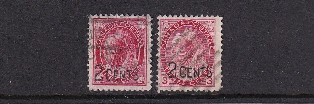 Canada Used Stamps Sc#87-88