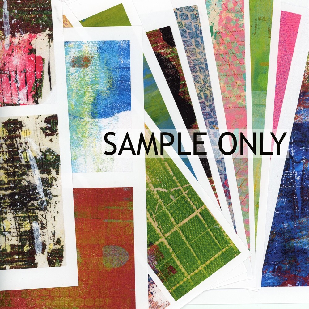 Printed Collage Papers, Printed Painted Papers, Mixed Media, Ephemera 25 Designs