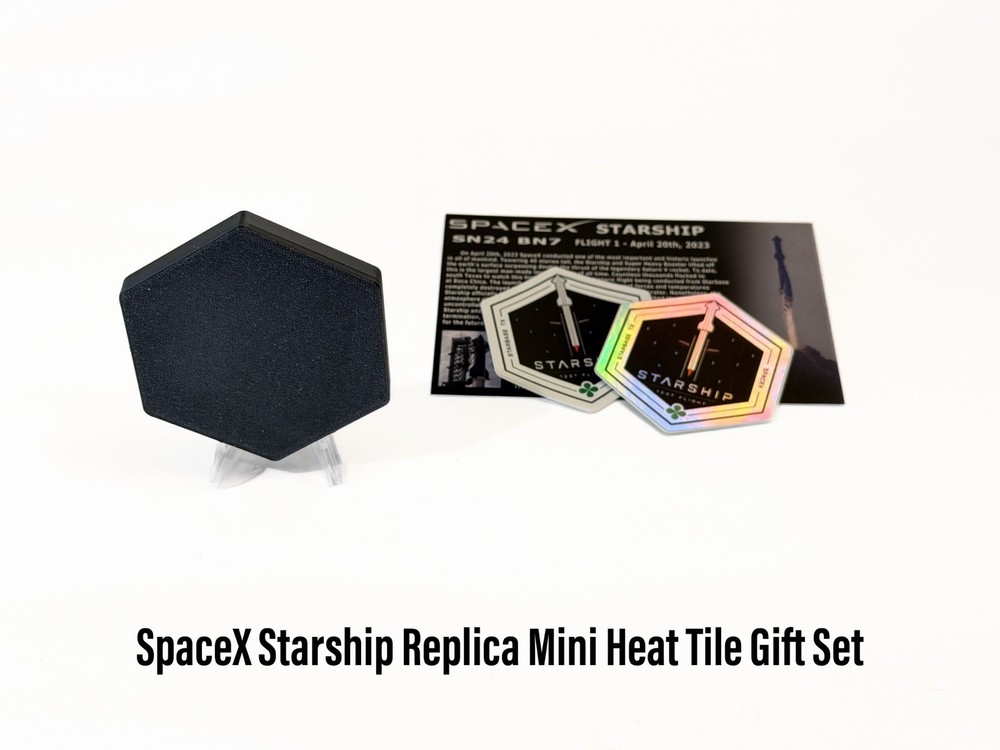 SpaceX Starship Mini Tile Replica Gift Set