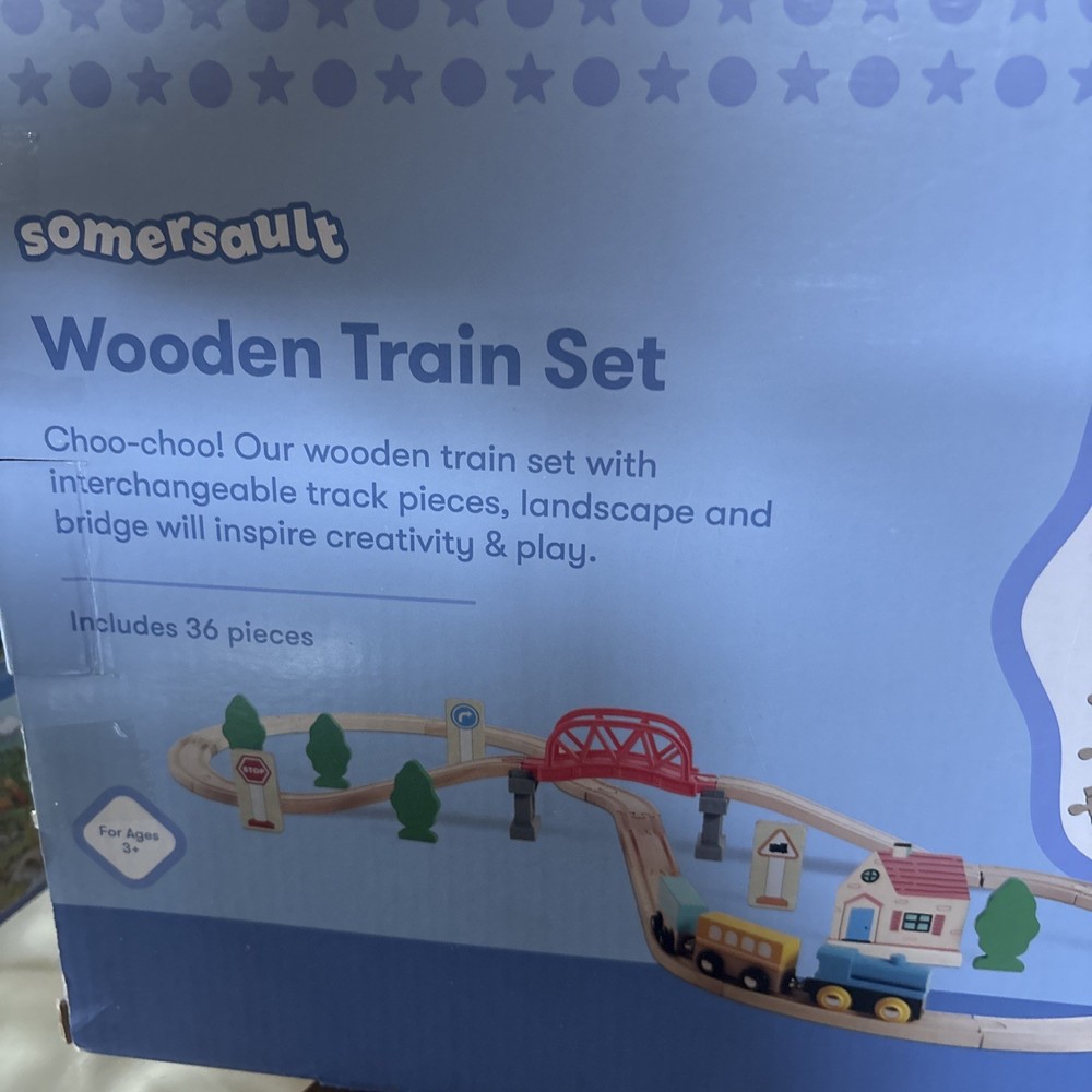 Somersault Wooden Train Set Complete