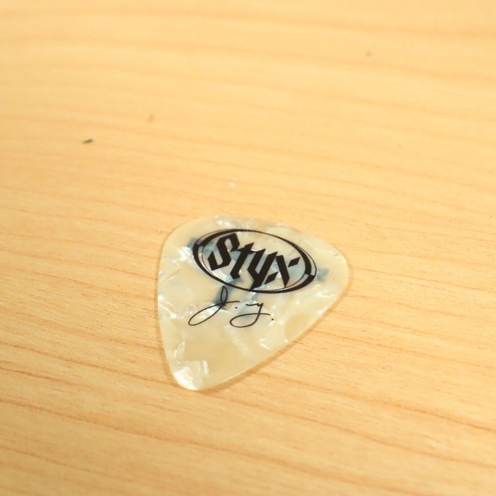 Styx J.Y. 2011 Tour Used Guitar Pick