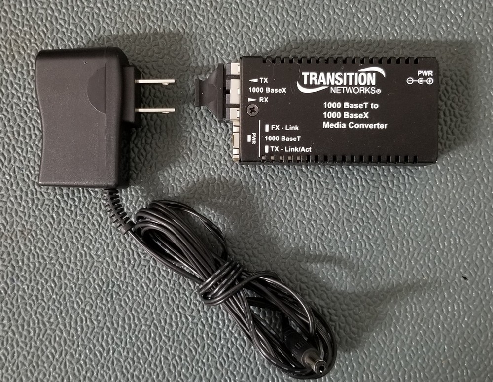 Transition Networks - M/GE-T-SX-01 + POWER SUPPLY