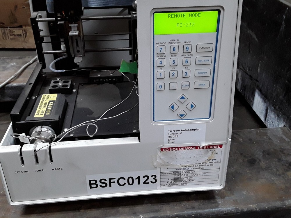 Alcott Positive Displacement Autosampler 718 BSCF00123