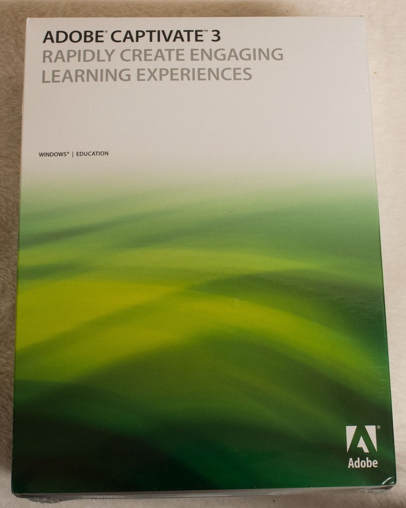 Adobe Captivate 3 Software, Educational Version