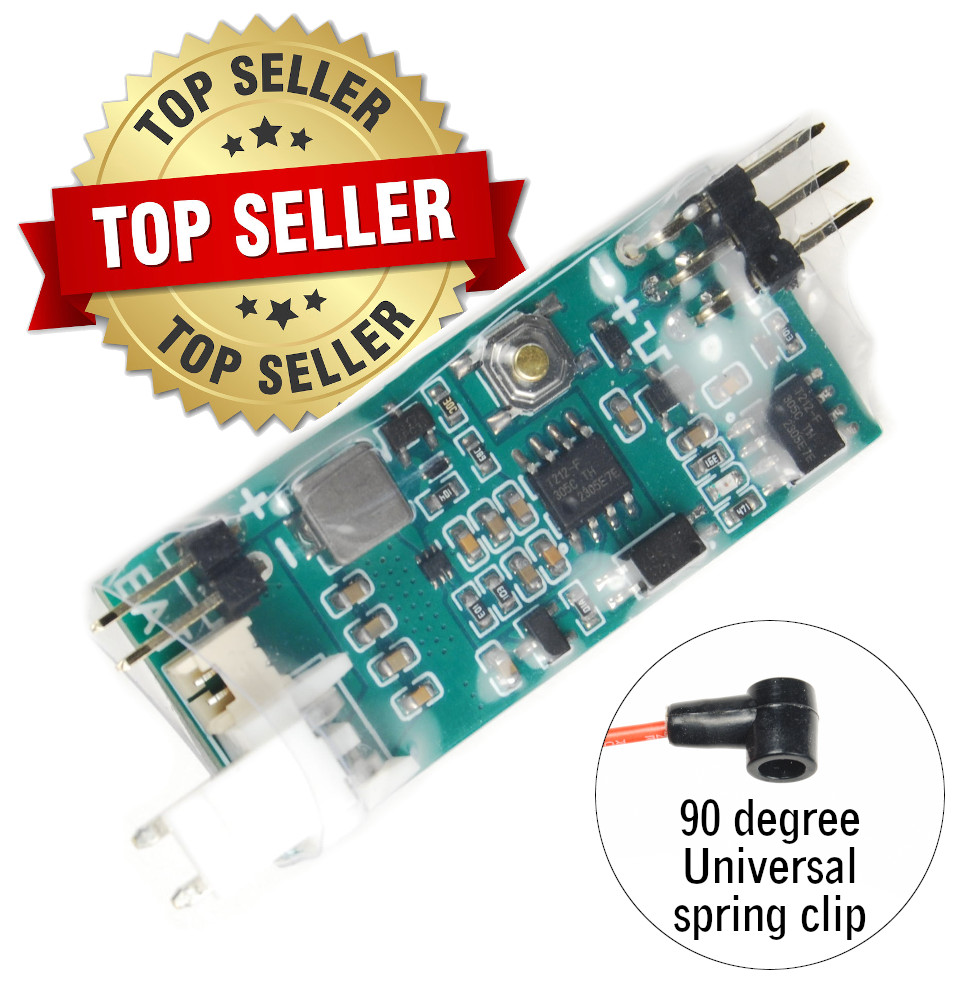 Onboard Glow Plug Driver / Controller - One Button Programming 90 Degree