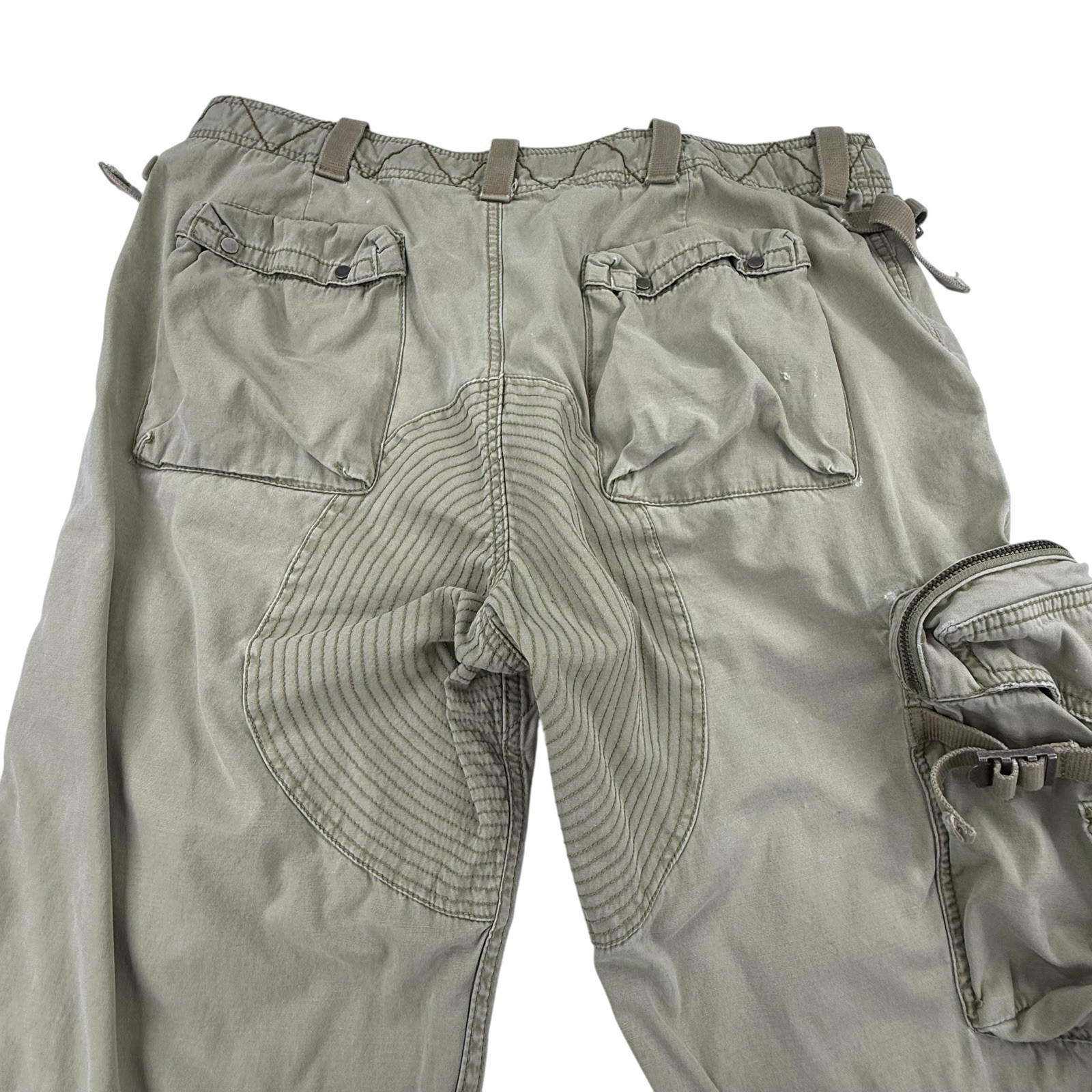 Vintage Polo Ralph Lauren Paratrooper Military Utility Cargo Aviator Pants 36x30