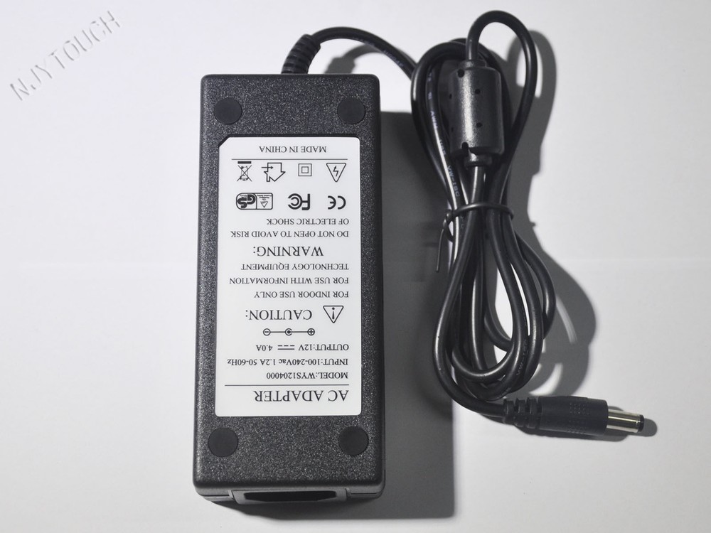 CE Approval DC 12V 4A Power Adapter Supply EU Plug Cord for LCD Controller Board