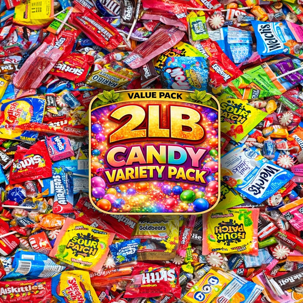 Ultimate Assorted Candy Mix 2 LB Bulk – Individually Wrapped Candy Variety Pa...