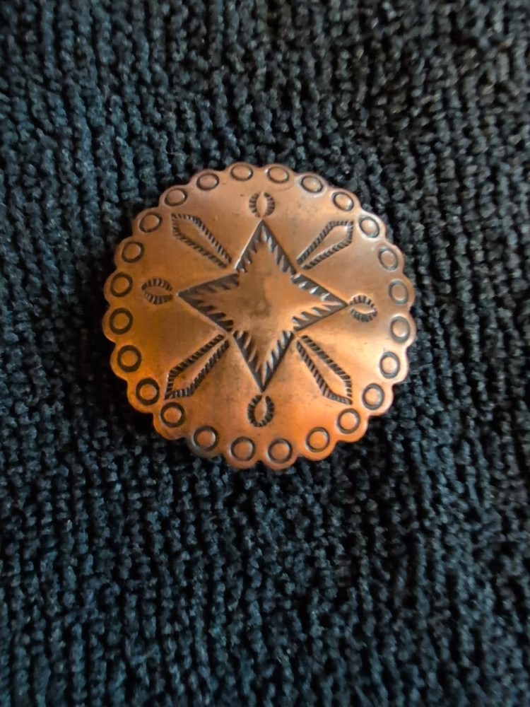 Southwest Design Copper Concho/Button