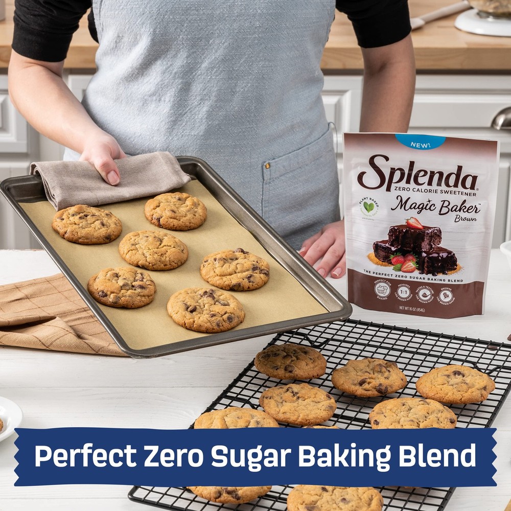 Splenda Magic Baker Brown Sugar Substitute Zero Calorie Baking Blend 16 Ounce