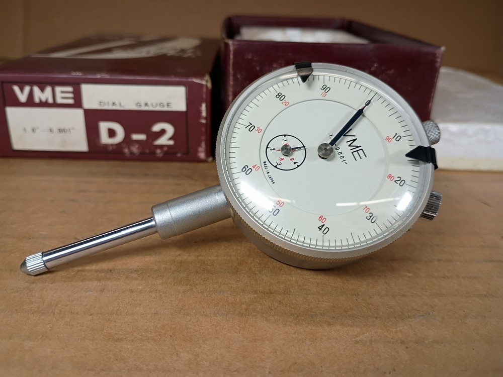 VME 1.0"-0.001" Increment Dial Indicator Gauge