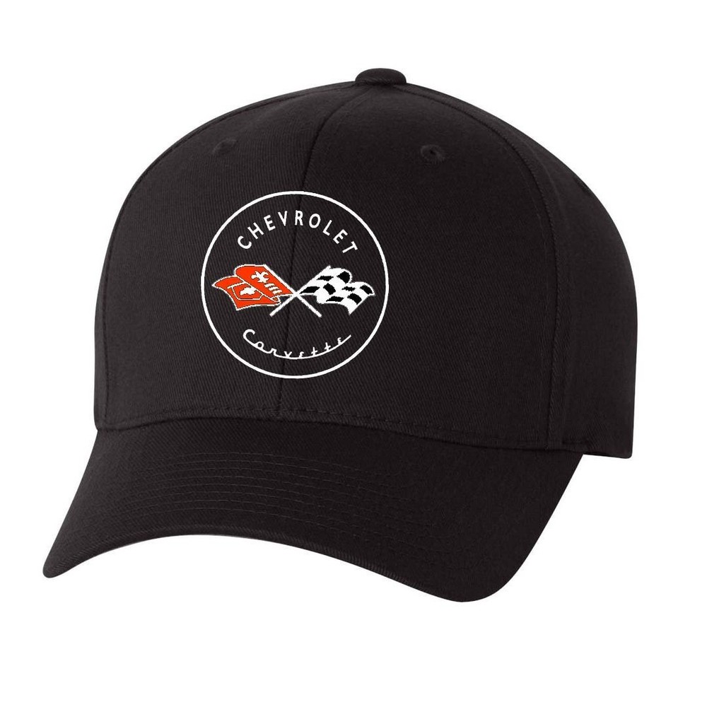 C1 Embroidered Corvette Hat : Black