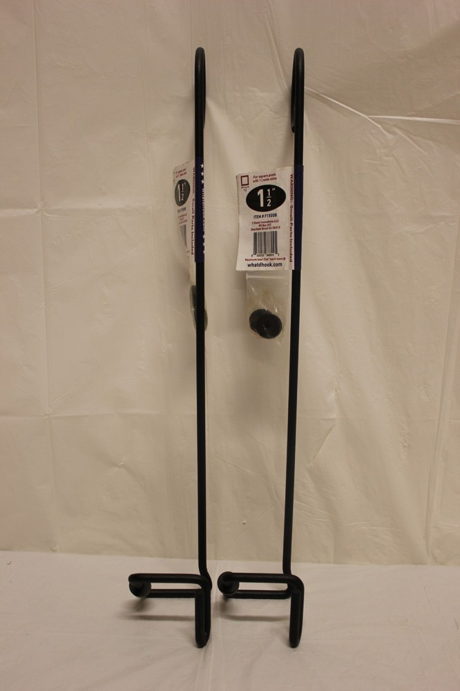 2x What D Hook 1 1/2" Deck Rail Post Garden Display Hook No Hardware Needed G2